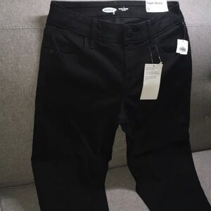Old Navy jeans women's size 0 black nwt lightweight super skinny  jeans